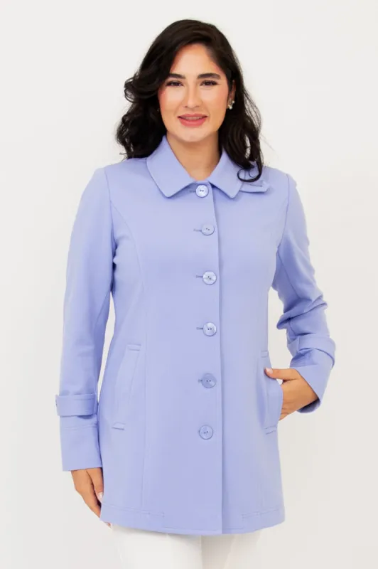 Tulip Jacket, Periwinkle, Modal sold by Blue Sky