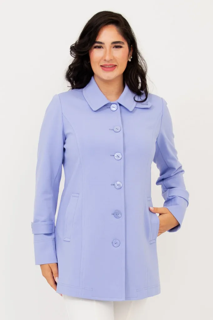 Tulip Jacket, Periwinkle, Modal sold by Blue Sky