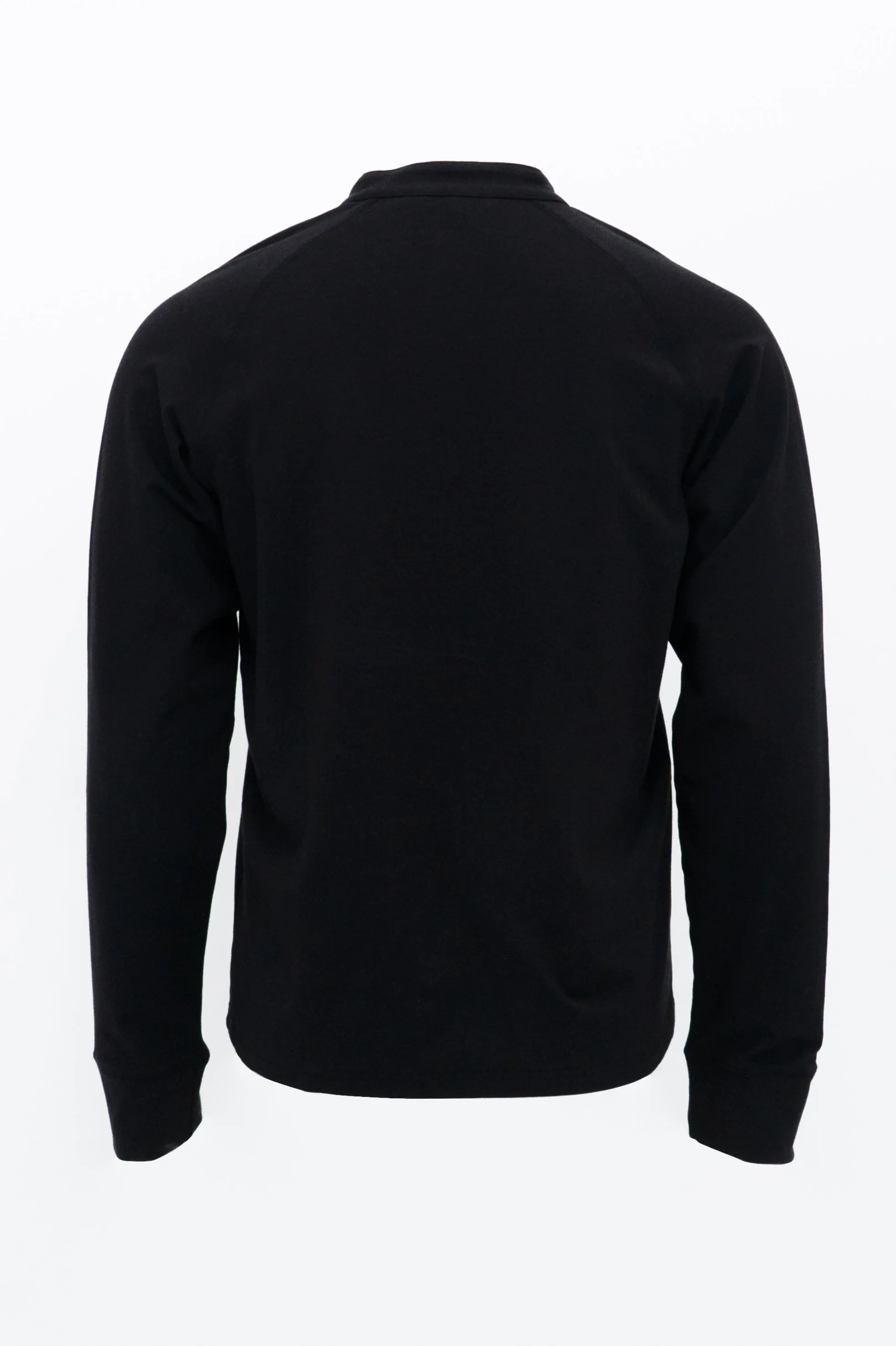 Henley Men's Shirt, Black, Bamboo sold by Blue Sky product image thumbnail 2