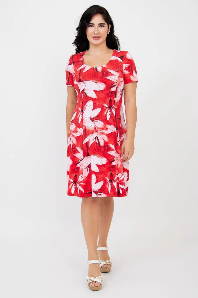 Rhonda Dress, Passion, Bamboo sold by Blue Sky product image thumbnail 2