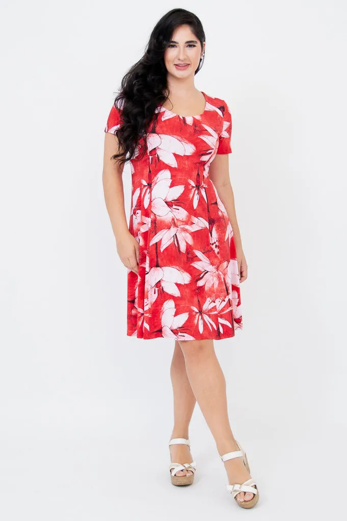 Rhonda Dress, Passion, Bamboo sold by Blue Sky product image thumbnail 3