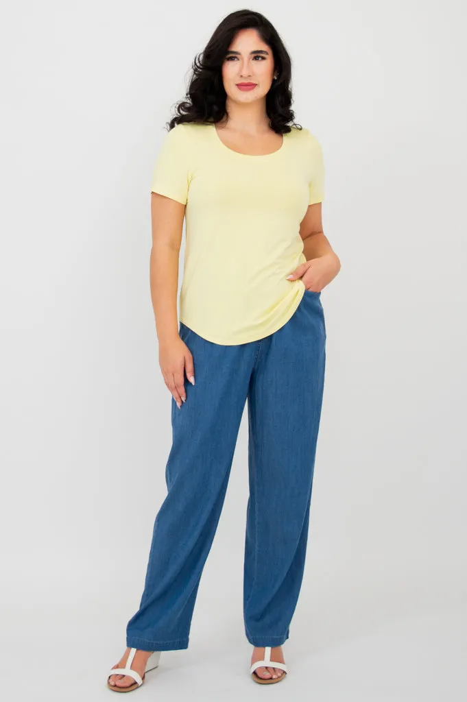 Tessa Tee, Sunshine, Bamboo sold by Blue Sky product image thumbnail 2