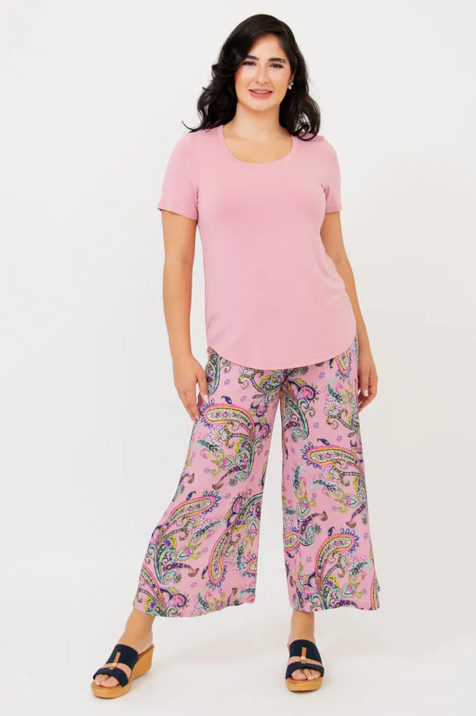 Tessa Tee, Dusty Rose, Bamboo sold by Blue Sky product image thumbnail 2