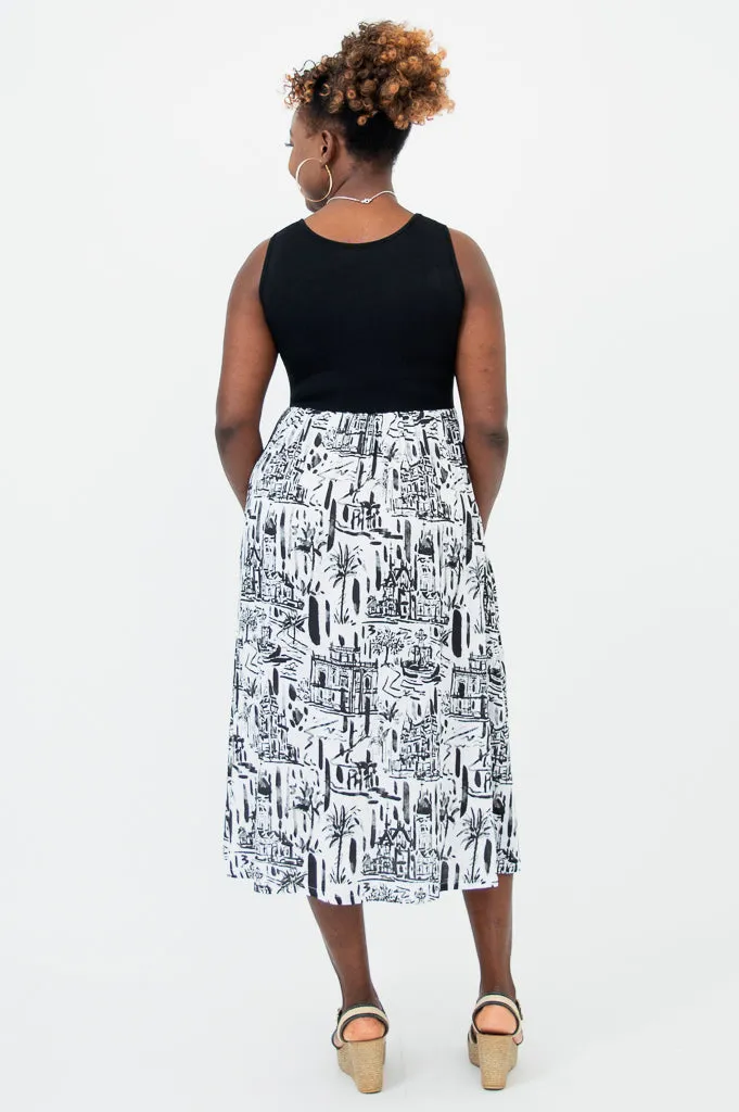 Paloma Dress, Journey, Linen Bamboo sold by Blue Sky product image thumbnail 5