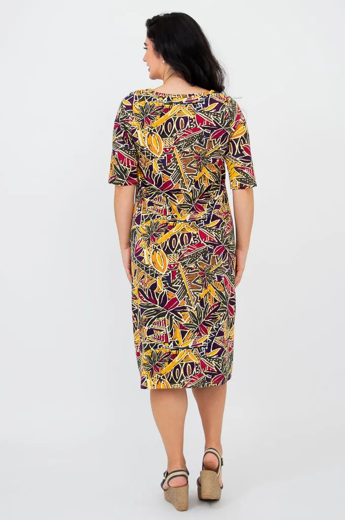 Olivia Dress, Tropikal, Bamboo sold by Blue Sky product image thumbnail 5