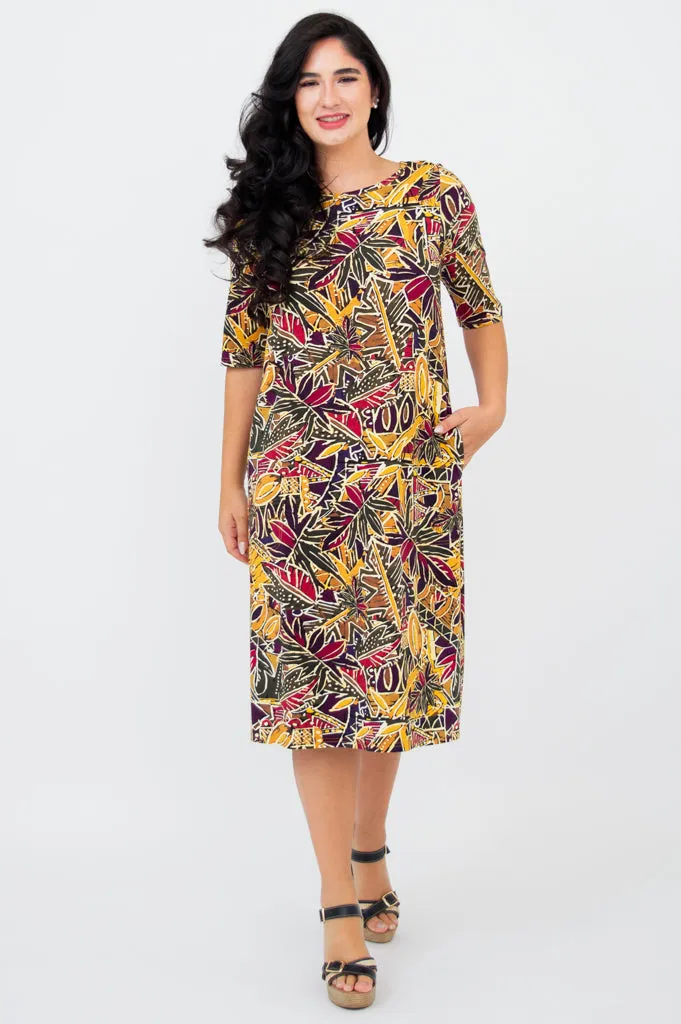Olivia Dress, Tropikal, Bamboo sold by Blue Sky product image thumbnail 2