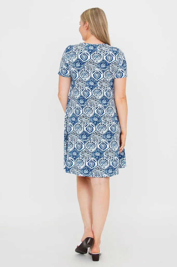 Lanai S/S Dress, Zesty, Bamboo sold by Blue Sky product image thumbnail 3