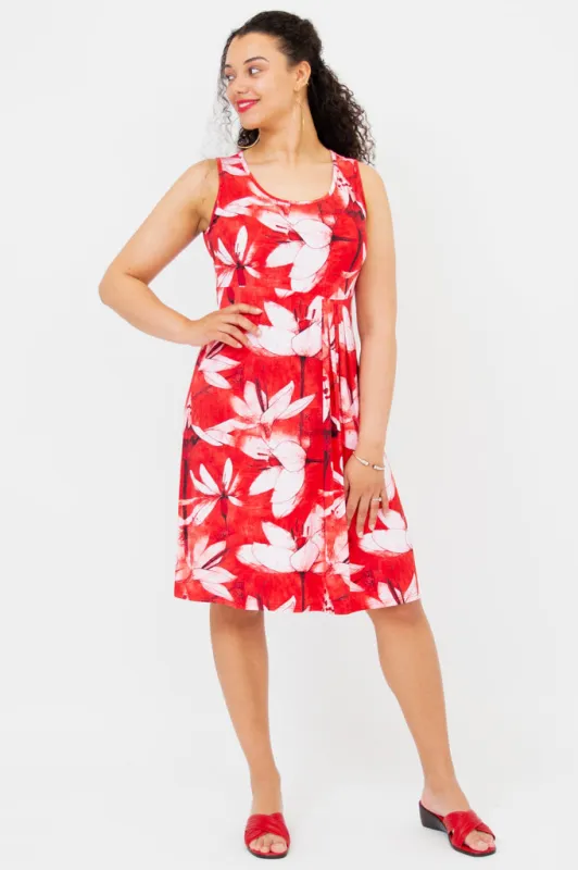 Judy Dress, Passion, Bamboo sold by Blue Sky