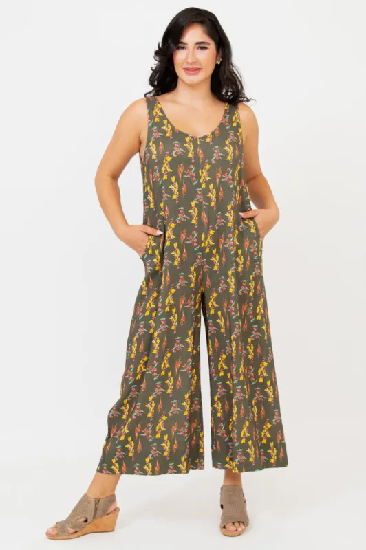 Fernanda Jumpsuit, Wonder, Linen Bamboo sold by Blue Sky