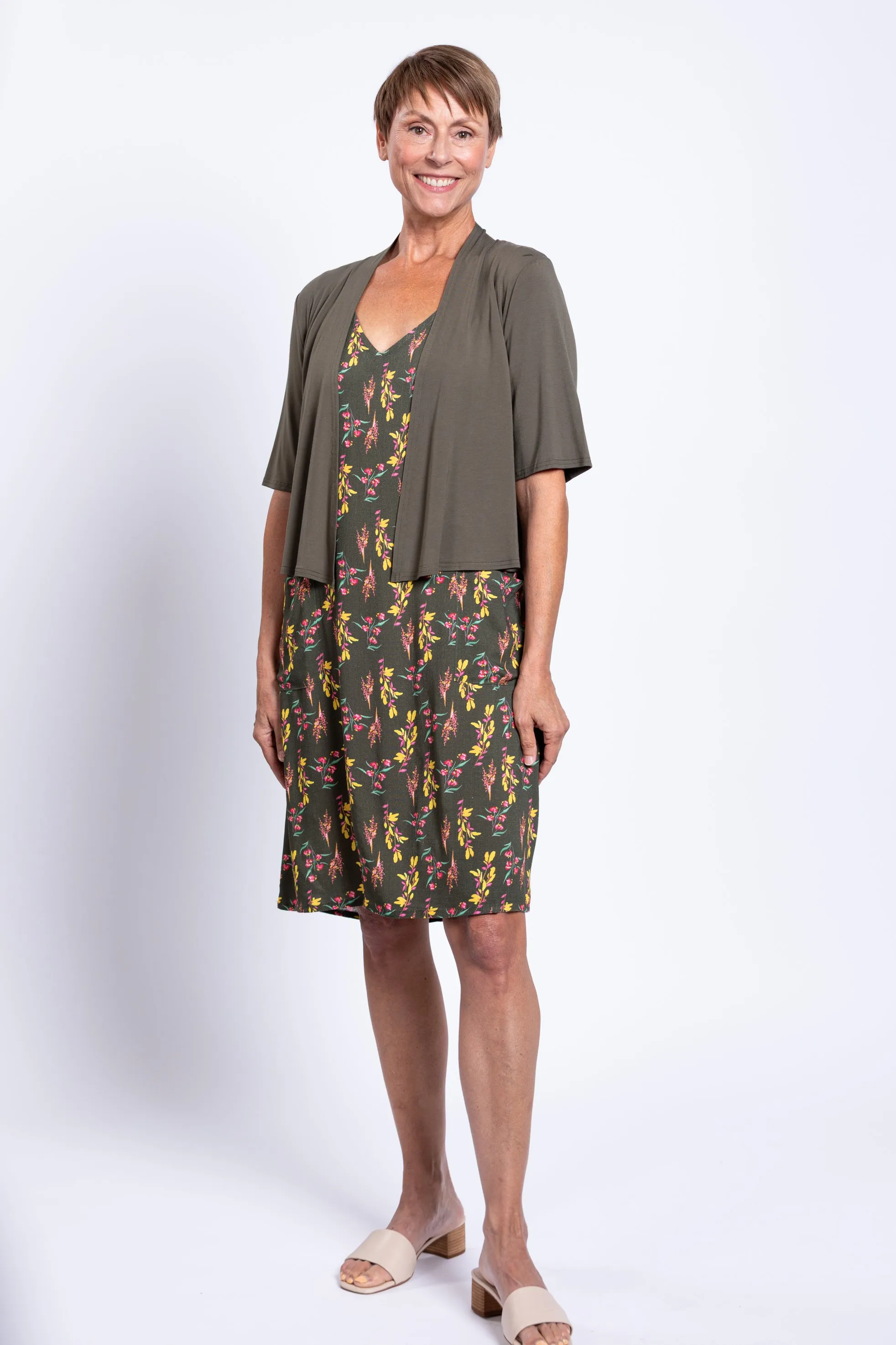 Felicia Dress, Wonder, Linen Bamboo sold by Blue Sky product image thumbnail 2