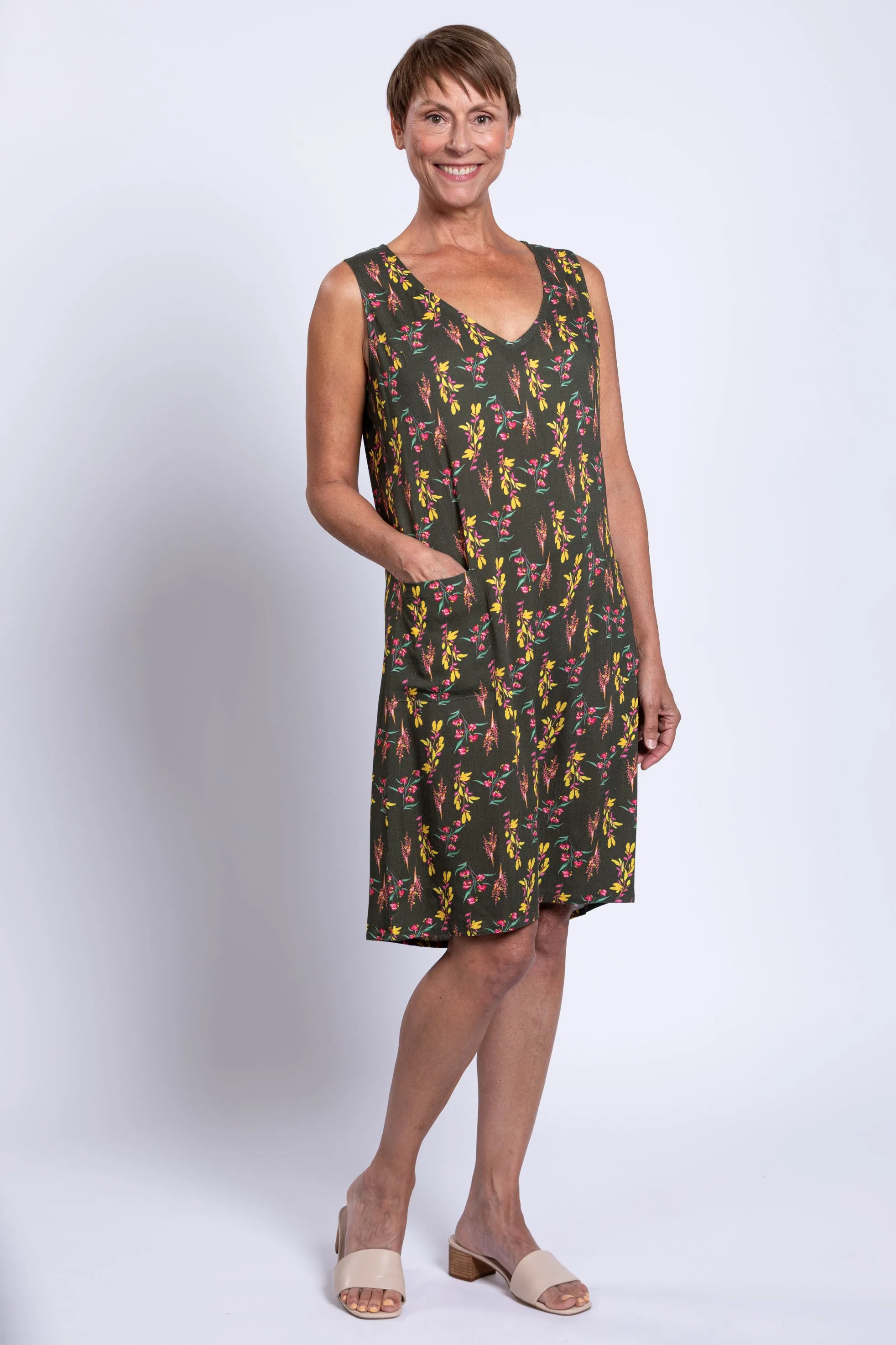 Felicia Dress, Wonder, Linen Bamboo sold by Blue Sky product image thumbnail 3