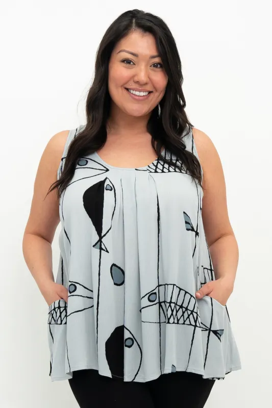 Peachy Tank, BW Feeling sold by Blue Sky