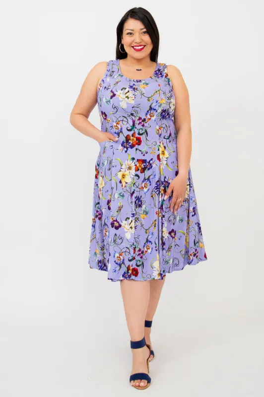 Avery Dress, Lovalie, Linen Bamboo sold by Blue Sky