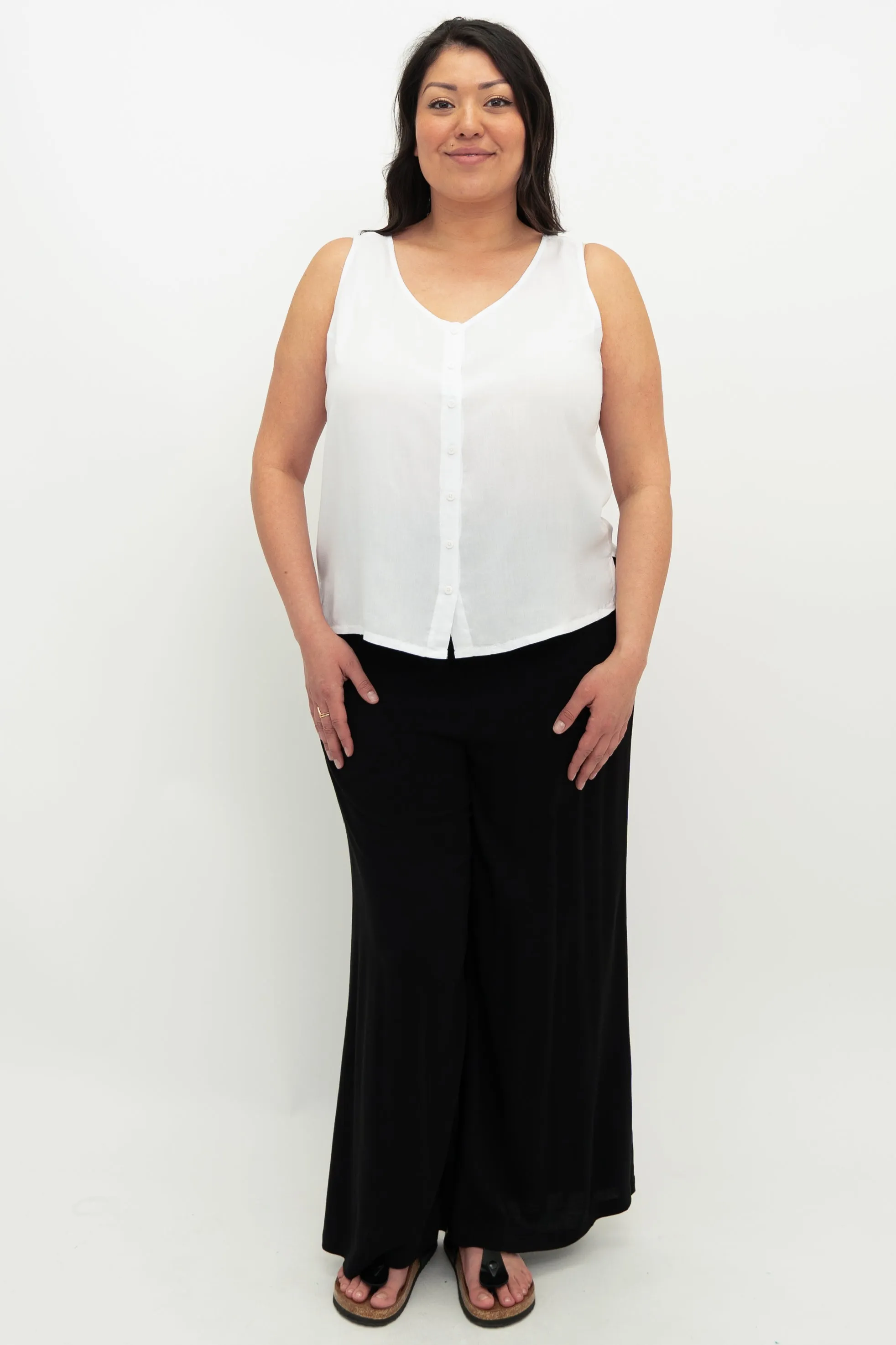 Darling Tank, White sold by Blue Sky product image thumbnail 2