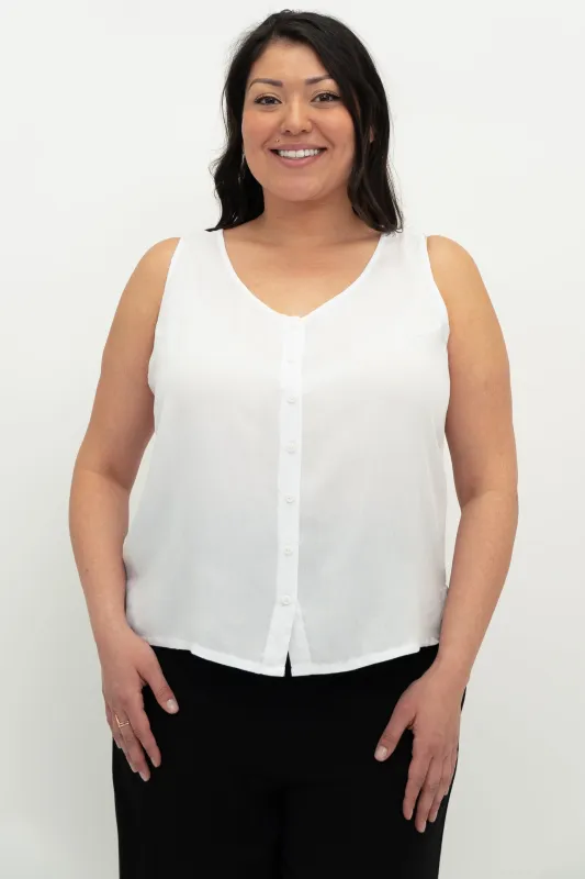 Darling Tank, White sold by Blue Sky