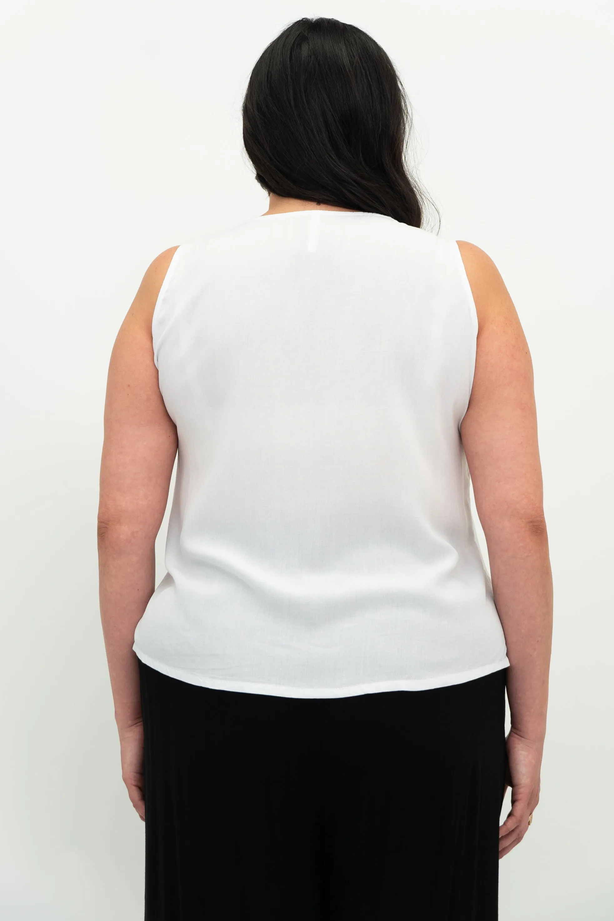 Darling Tank, White sold by Blue Sky product image thumbnail 3