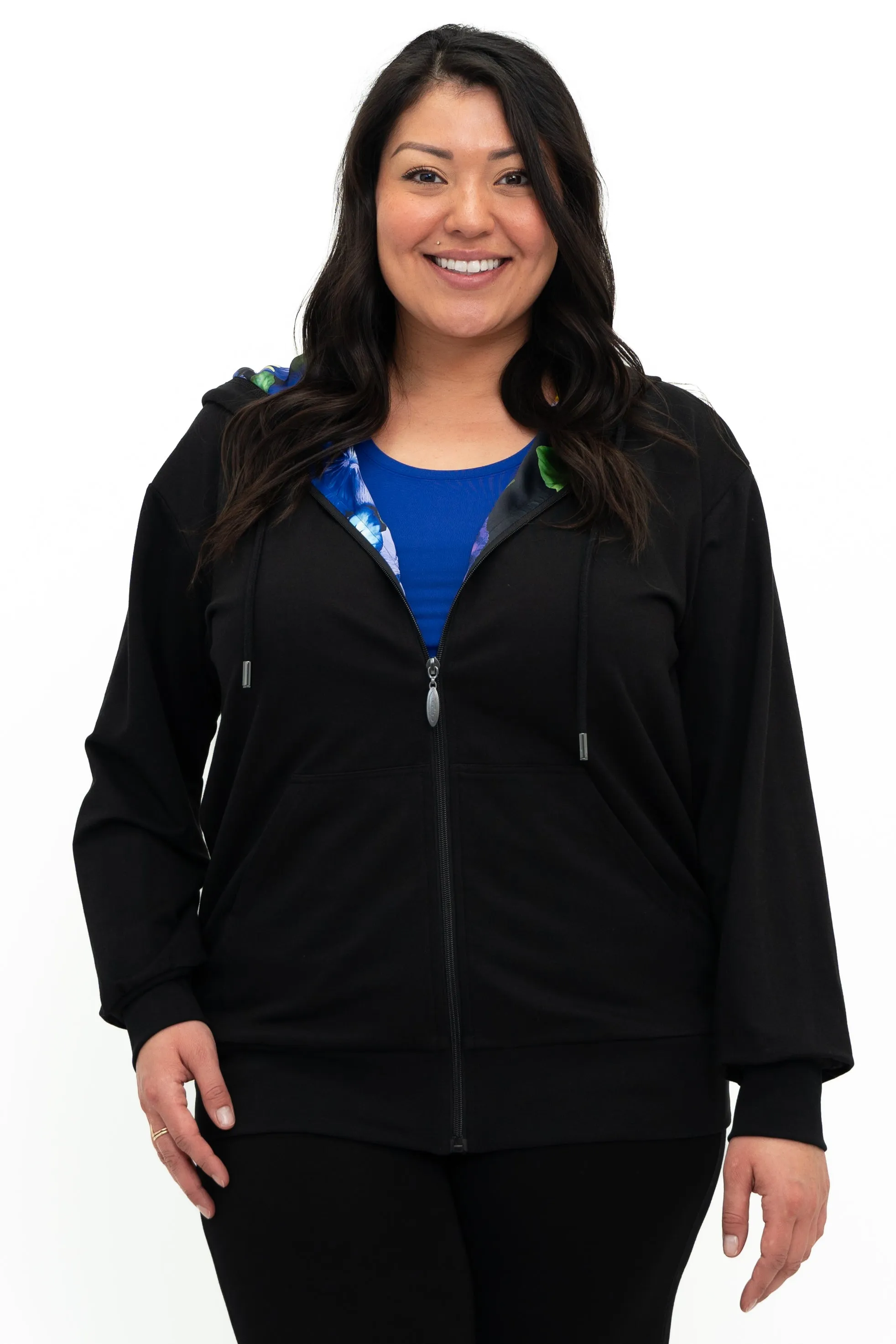 Sky Hoodie, Black, Cotton - Final Sale sold by Blue Sky