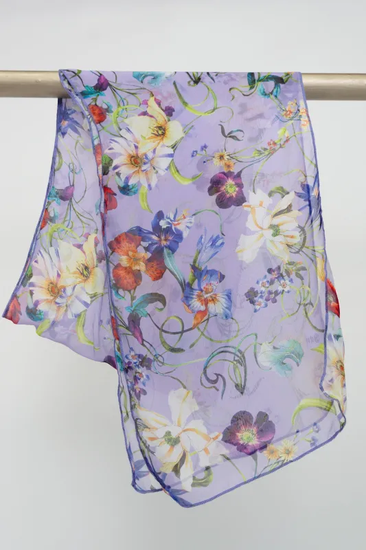 Large Silk Scarf, Lovalie sold by Blue Sky