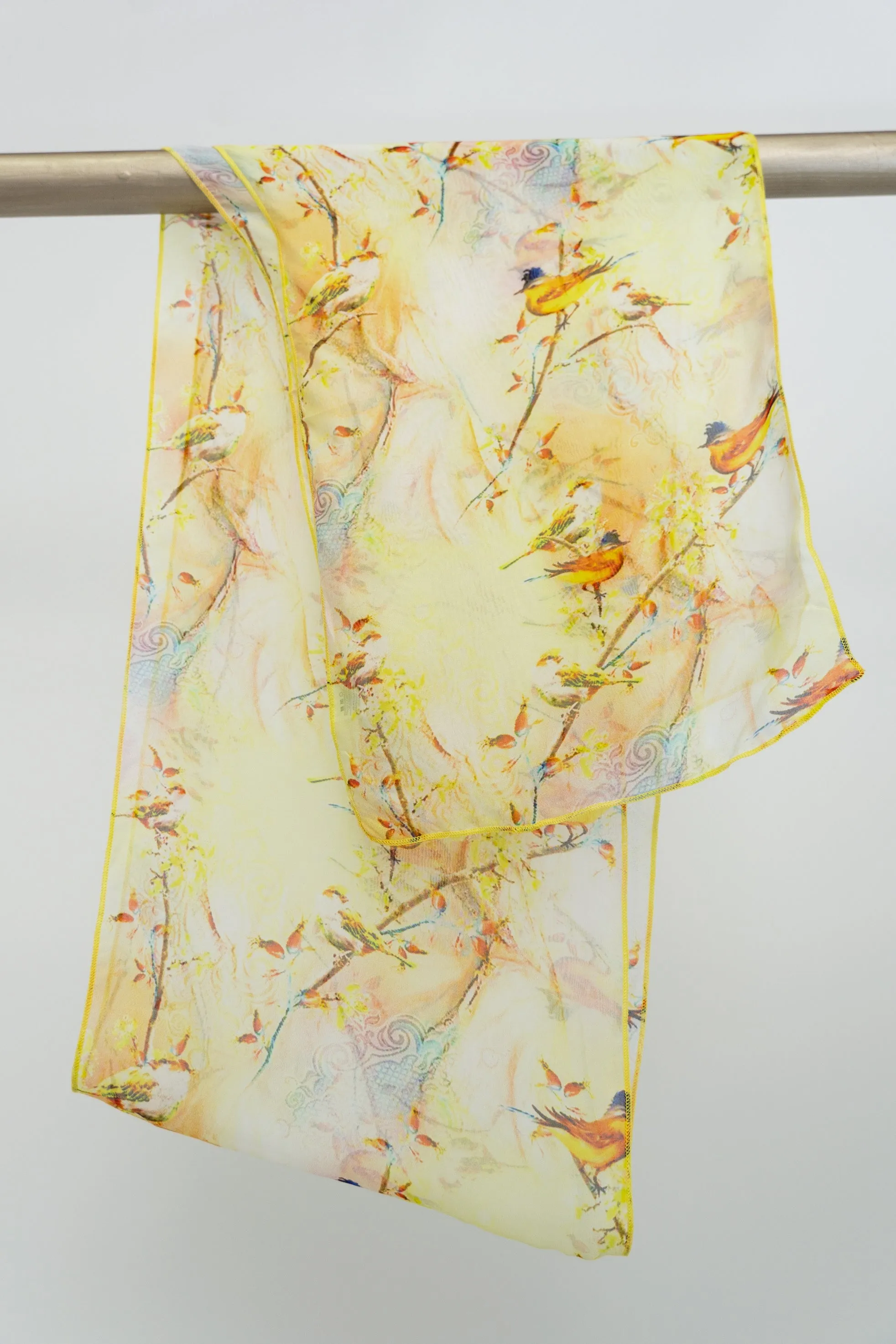 Small Silk Scarf, Songbird sold by Blue Sky