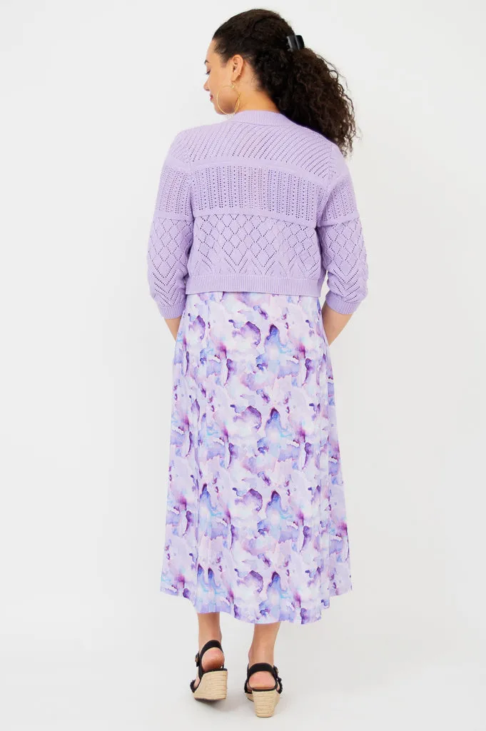Aldi Sweater, Lavender, Cotton sold by Blue Sky product image thumbnail 5