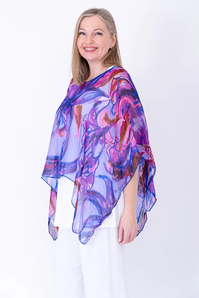 Silk Poncho, Lily Love sold by Blue Sky product image thumbnail 4