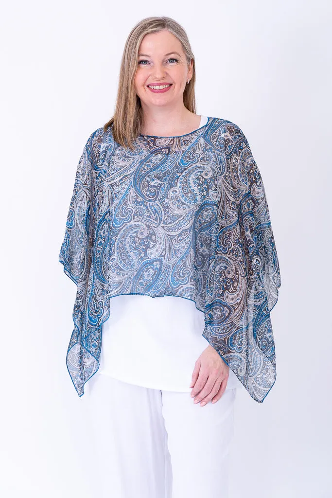 Silk Poncho, Simplicity sold by Blue Sky product image thumbnail 2