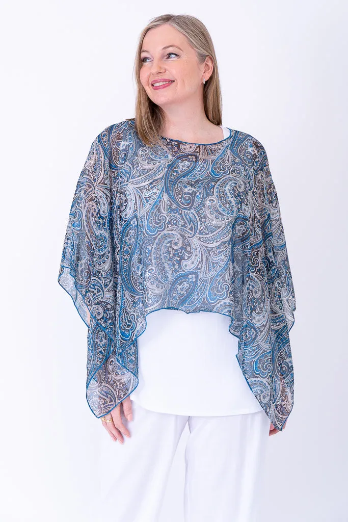 Silk Poncho, Simplicity sold by Blue Sky product image thumbnail 3