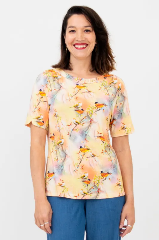 Sky Tee, Songbird, Bamboo sold by Blue Sky