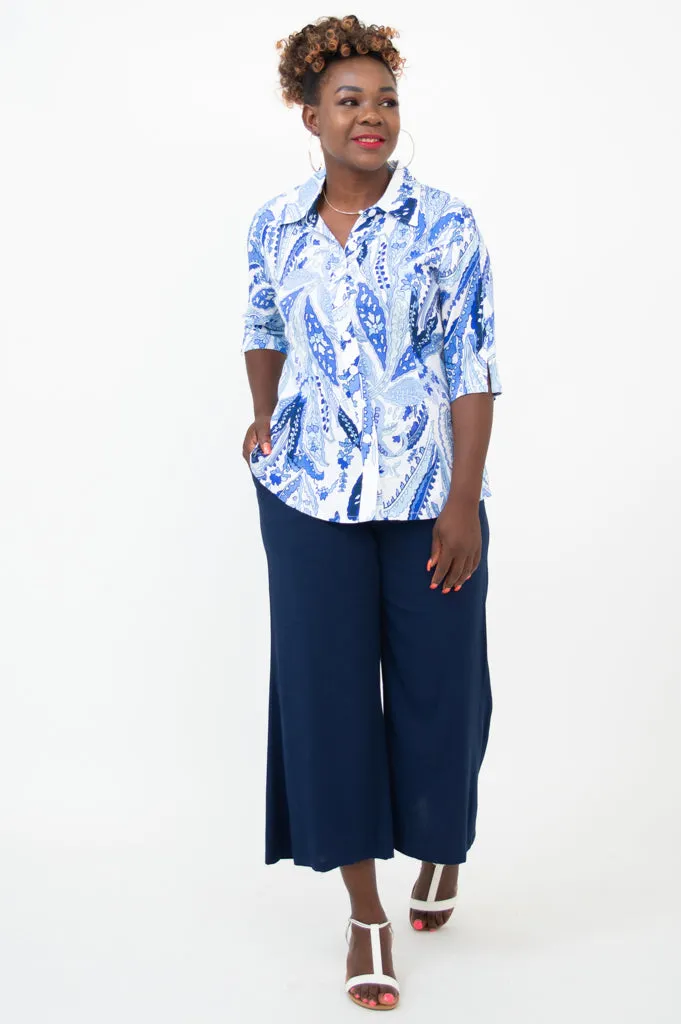 Lorine Blouse, Radiant, Linen Bamboo sold by Blue Sky product image thumbnail 2