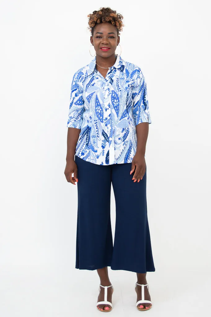Lorine Blouse, Radiant, Linen Bamboo sold by Blue Sky product image thumbnail 3