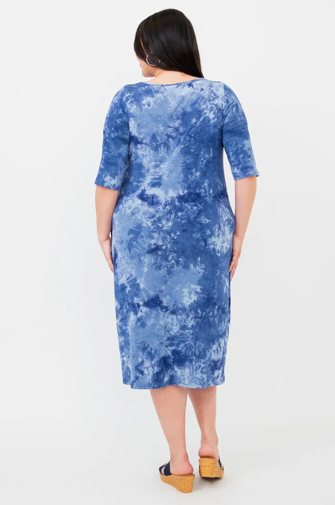 Olivia Dress, Tie Dye, Bamboo sold by Blue Sky product image thumbnail 4