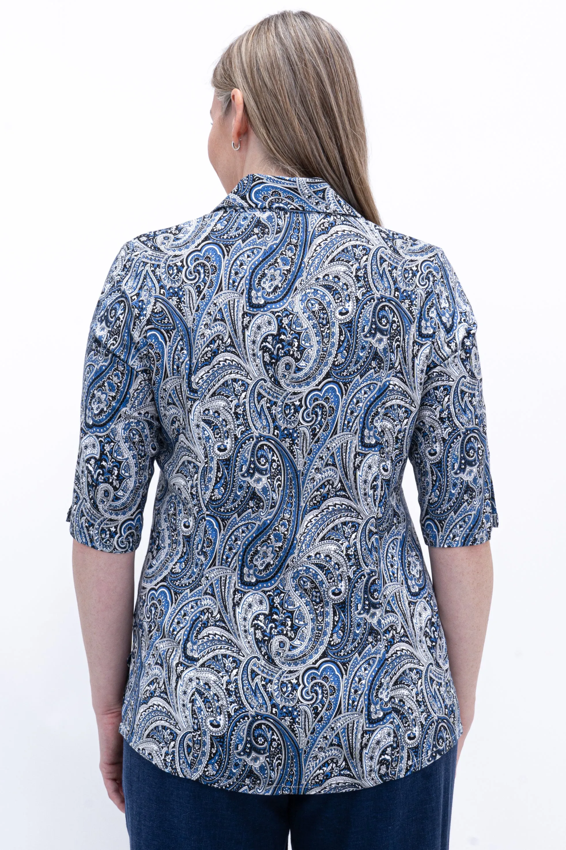 Lorine Blouse, Simplicity, Linen Bamboo sold by Blue Sky product image thumbnail 4