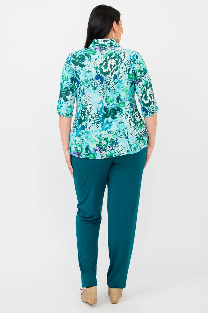 Lorine Blouse, Enchant, Linen Bamboo sold by Blue Sky product image thumbnail 3