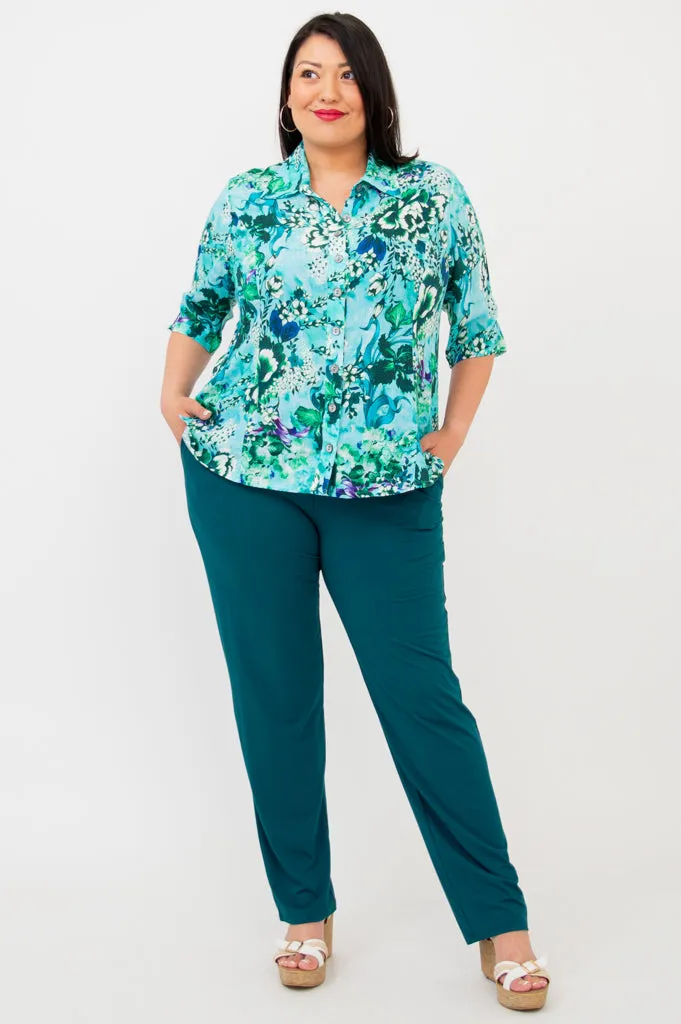Lorine Blouse, Enchant, Linen Bamboo sold by Blue Sky product image thumbnail 2