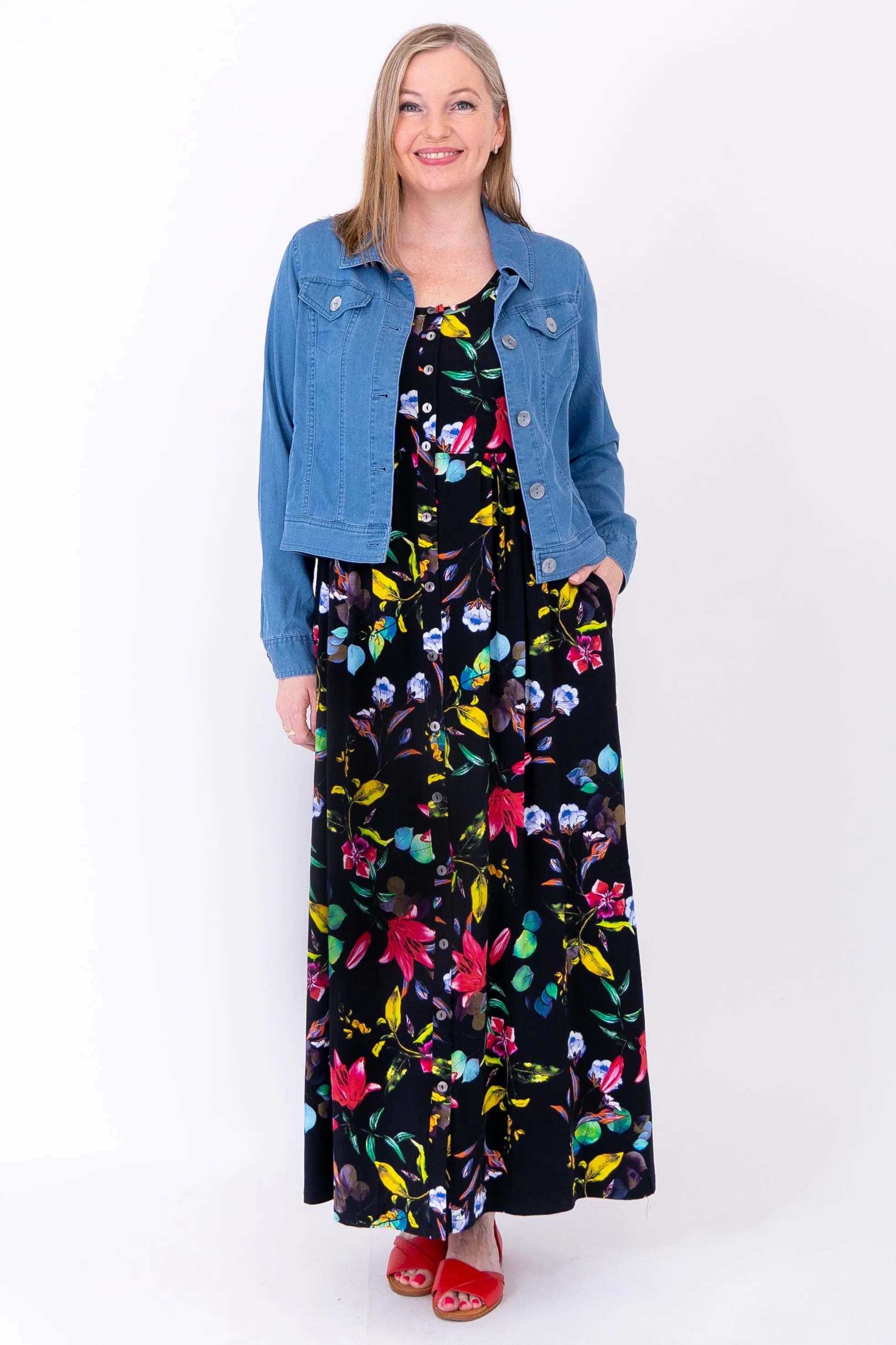 Liane N/S Dress, Adventure, Bamboo sold by Blue Sky product image thumbnail 4