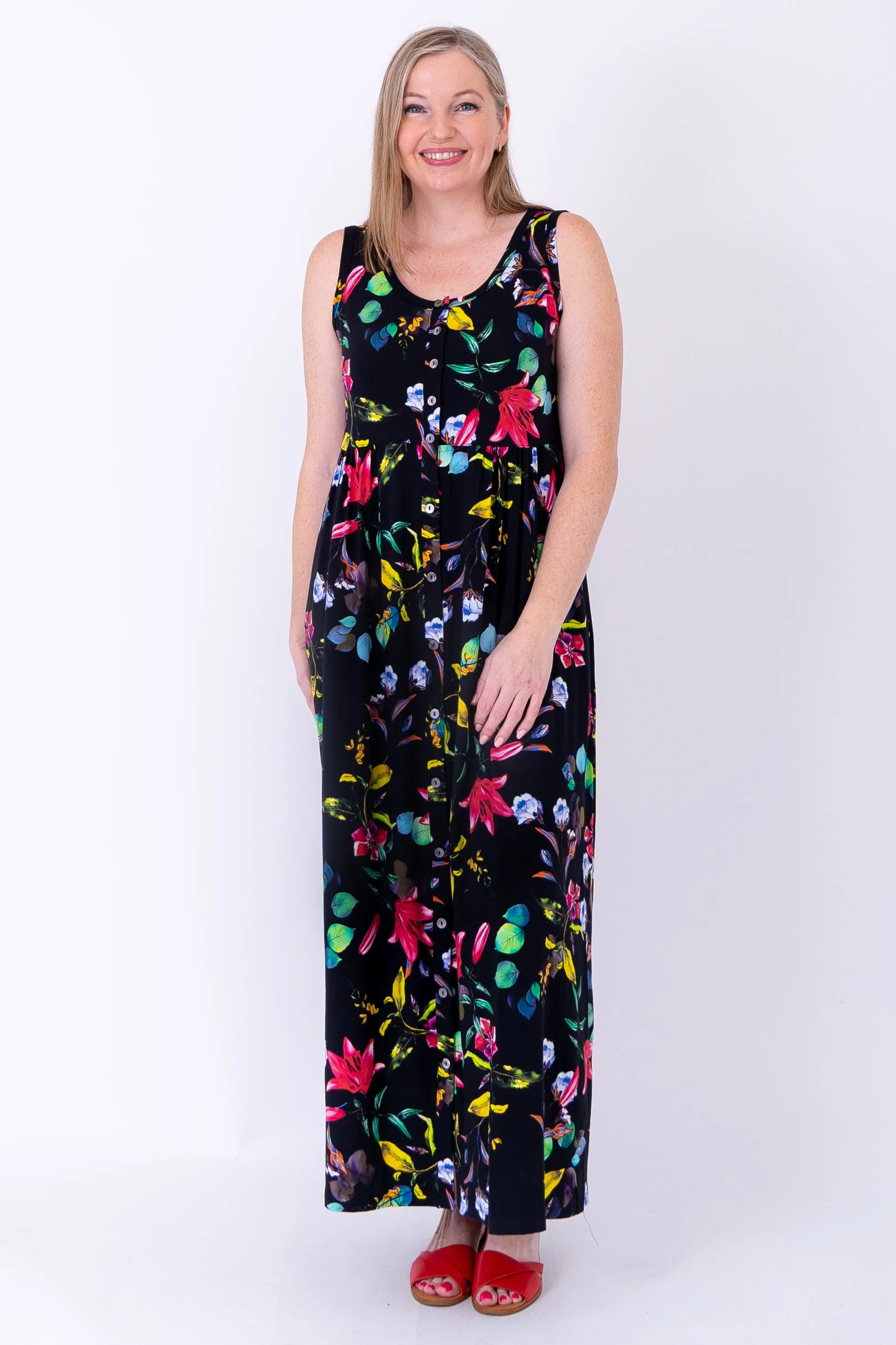 Liane N/S Dress, Adventure, Bamboo sold by Blue Sky product image thumbnail 2