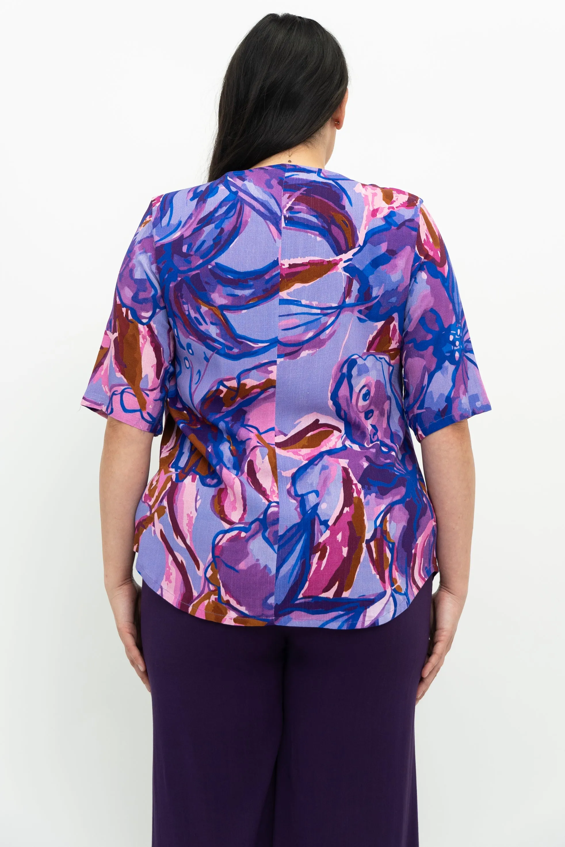 Liza Top, Lily Love, Linen Bamboo sold by Blue Sky product image thumbnail 3