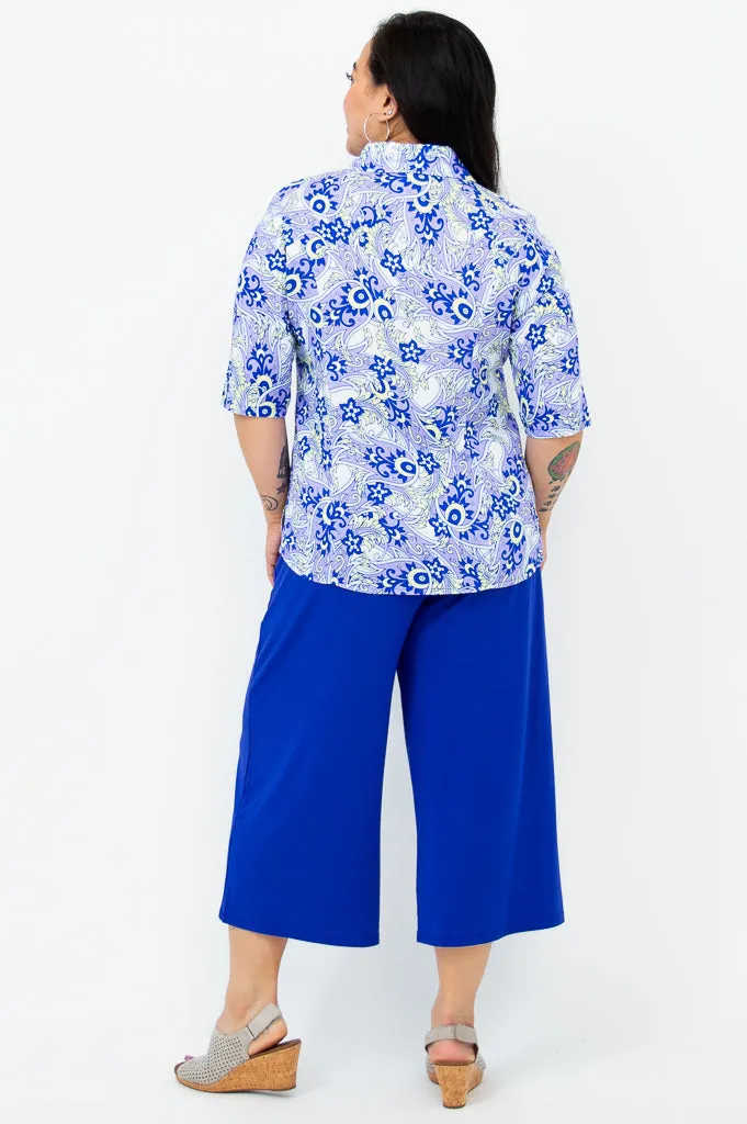 Lorine Blouse, Dazzle, Linen Bamboo sold by Blue Sky product image thumbnail 3