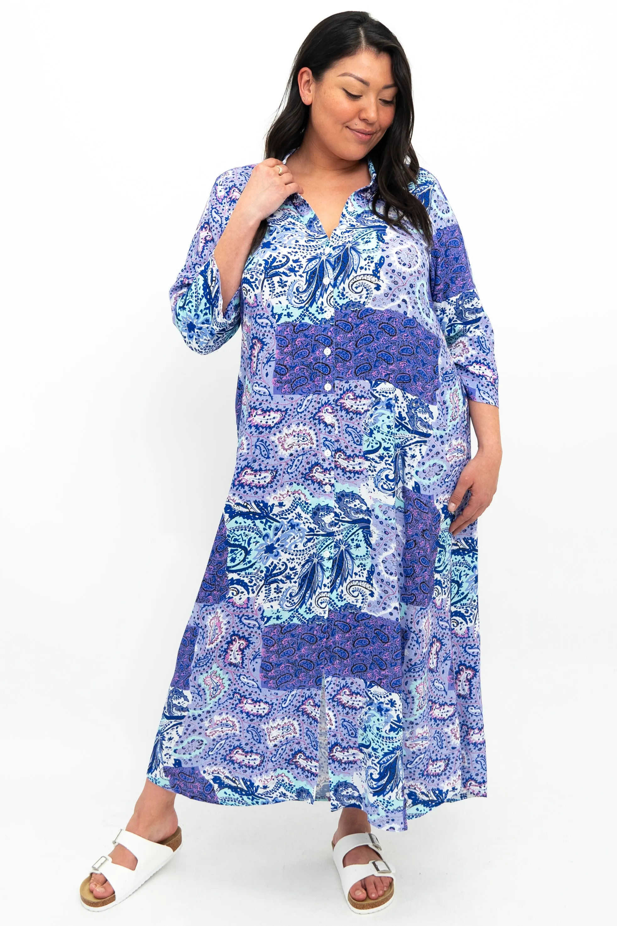 Jennifer Dress, Amiable, Linen Bamboo sold by Blue Sky product image thumbnail 2