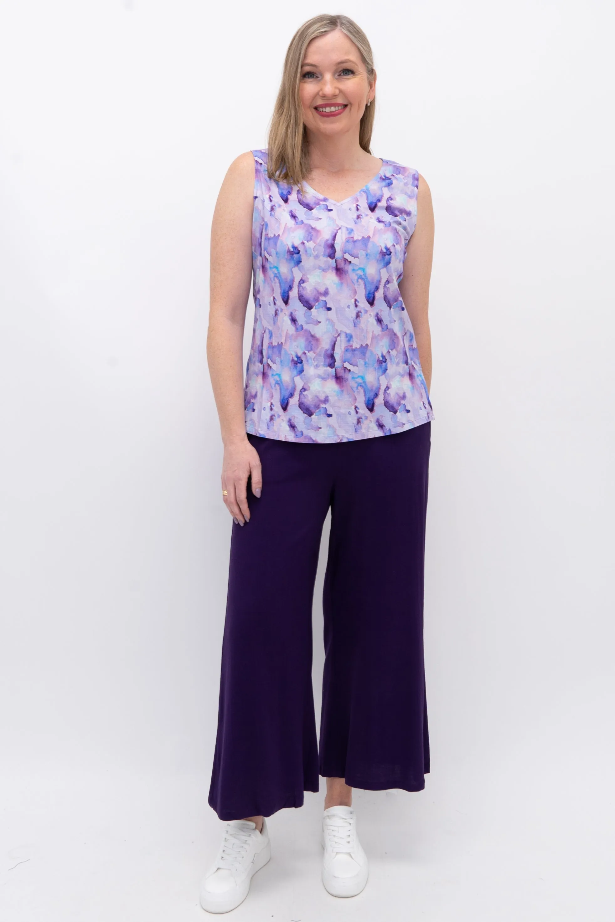 Hannah Tank, Grace, Linen Bamboo sold by Blue Sky product image thumbnail 3