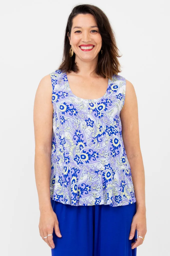 Ginny Tank, Dazzle, Linen Bamboo sold by Blue Sky product image thumbnail 2