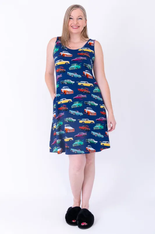 Evangeline Dress, Fun Fifties, Bamboo sold by Blue Sky