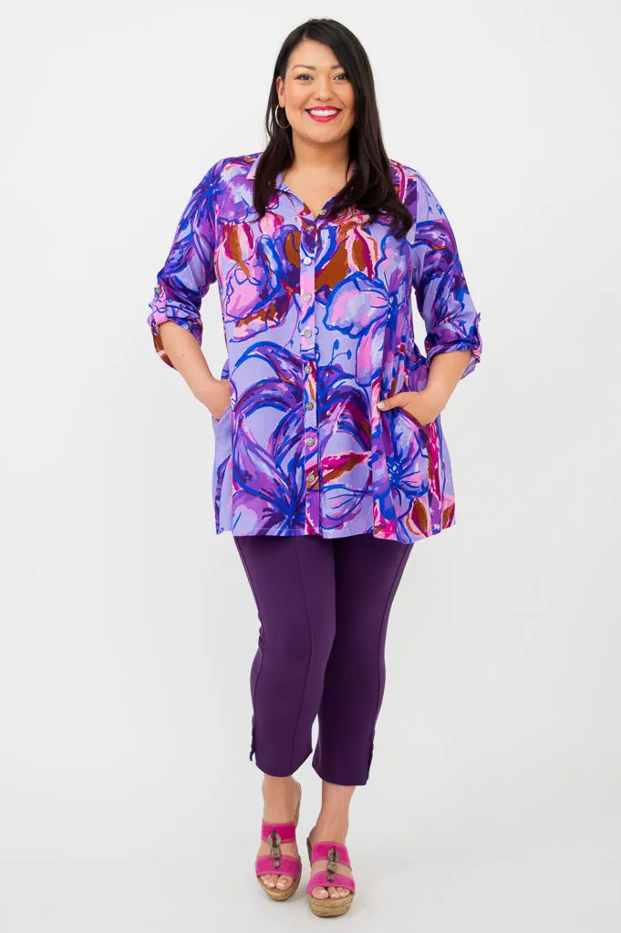 Celine Blouse, Lily Love, Linen Bamboo sold by Blue Sky product image thumbnail 3