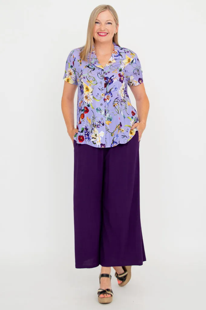 Samantha S/S Top, Lovalie, Linen Bamboo sold by Blue Sky product image thumbnail 2