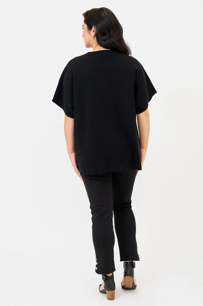 Josie Sweater, Black, Cotton sold by Blue Sky product image thumbnail 4