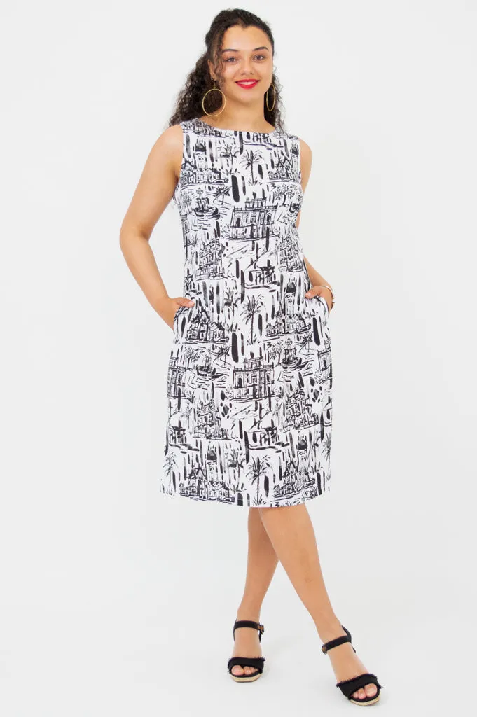 Patricia Dress, Journey, Linen Bamboo sold by Blue Sky product image thumbnail 2