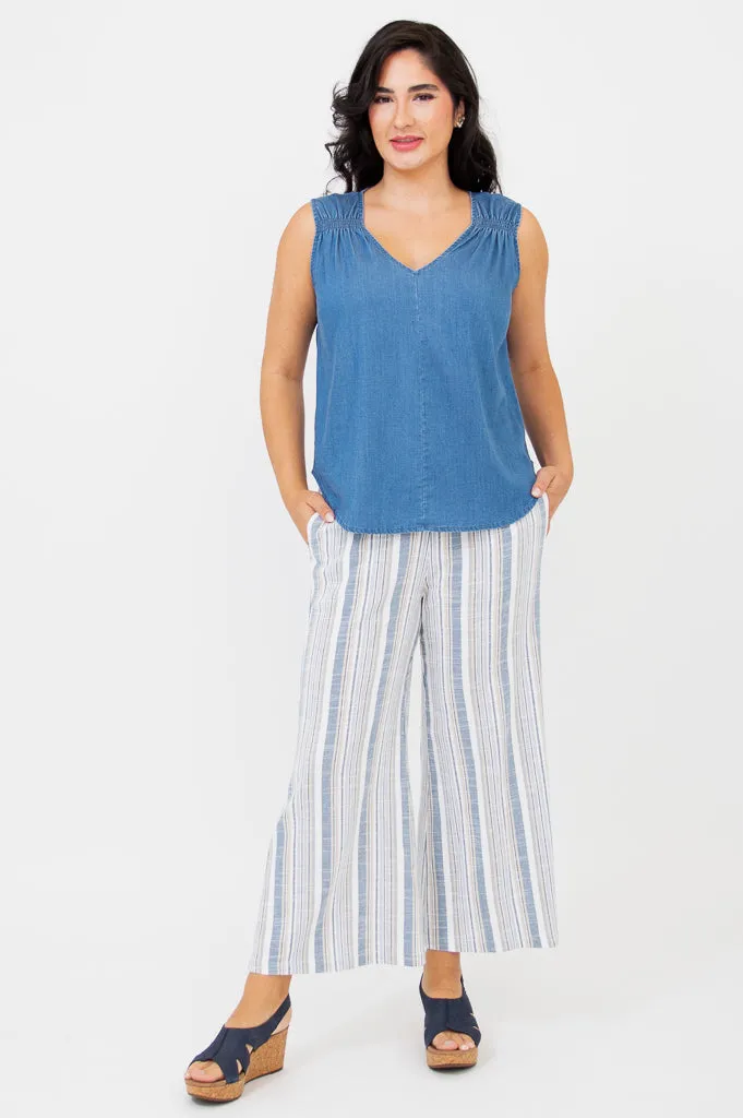 Tamara Tank, Lightweight Tencel Denim sold by Blue Sky product image thumbnail 2