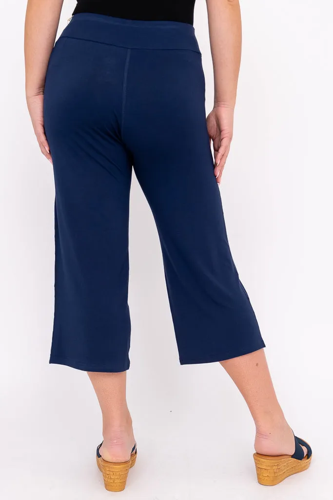 Yoga Capri, Indigo, Bamboo sold by Blue Sky product image thumbnail 4