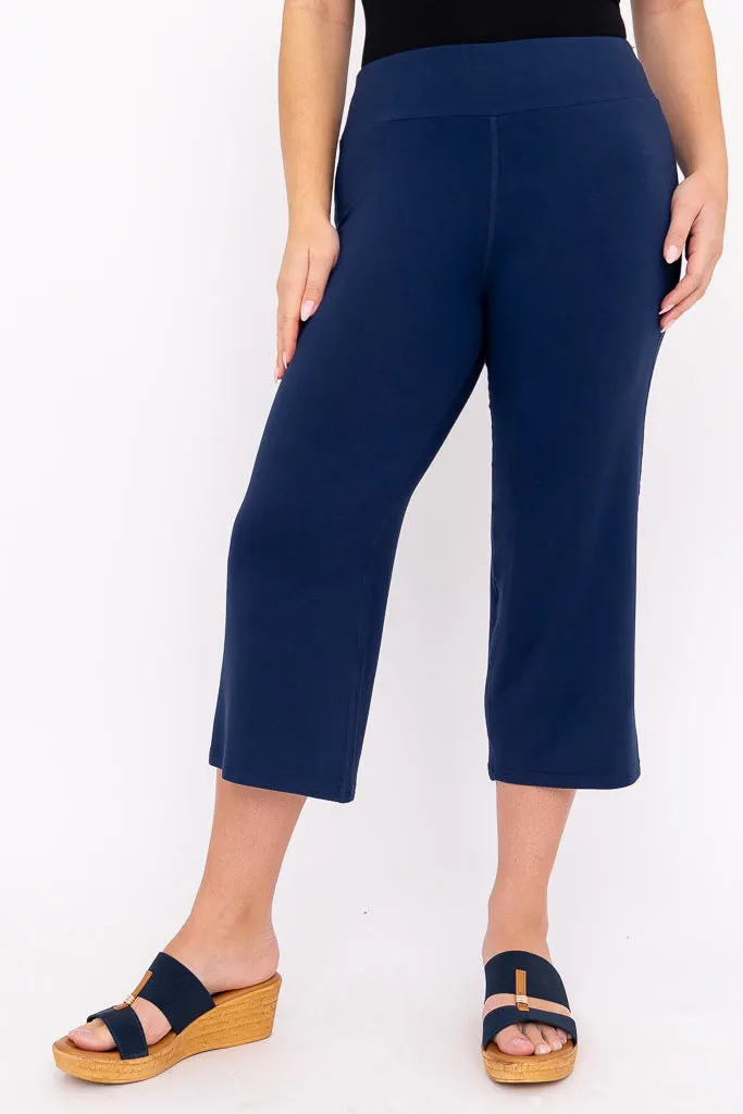 Yoga Capri, Indigo, Bamboo sold by Blue Sky product image thumbnail 2