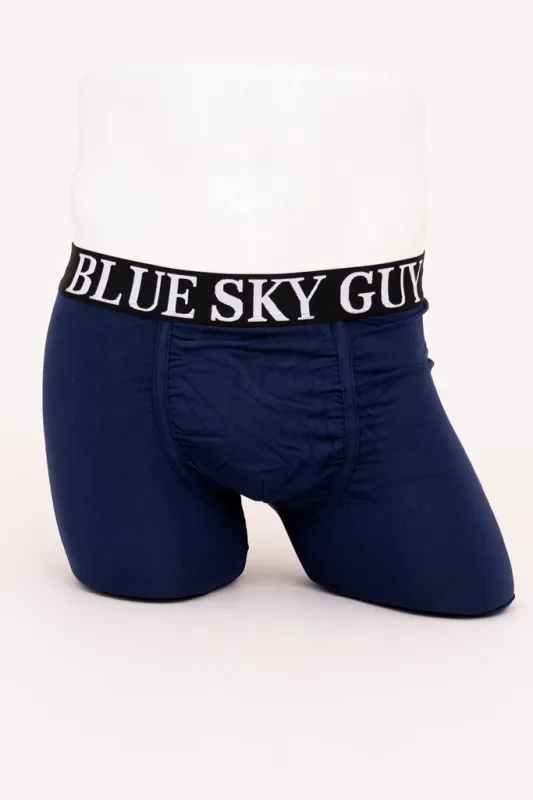 Middle Man, Indigo, Bamboo sold by Blue Sky